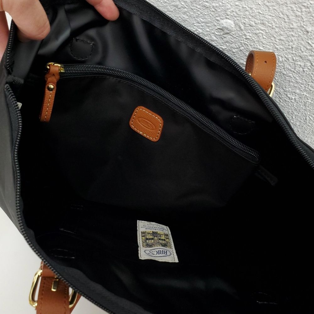 NWT  BRIC'S X Medium Waterproof Shopping Nylon Tote Bag With Crossbody Bag - Picture 7 of 9
